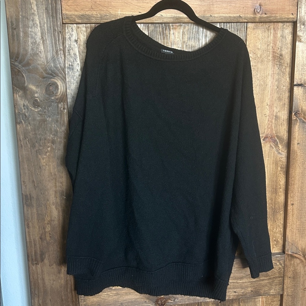 Torrid Black Knit Sweater